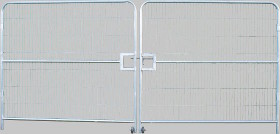 temporary fence vehicle gates